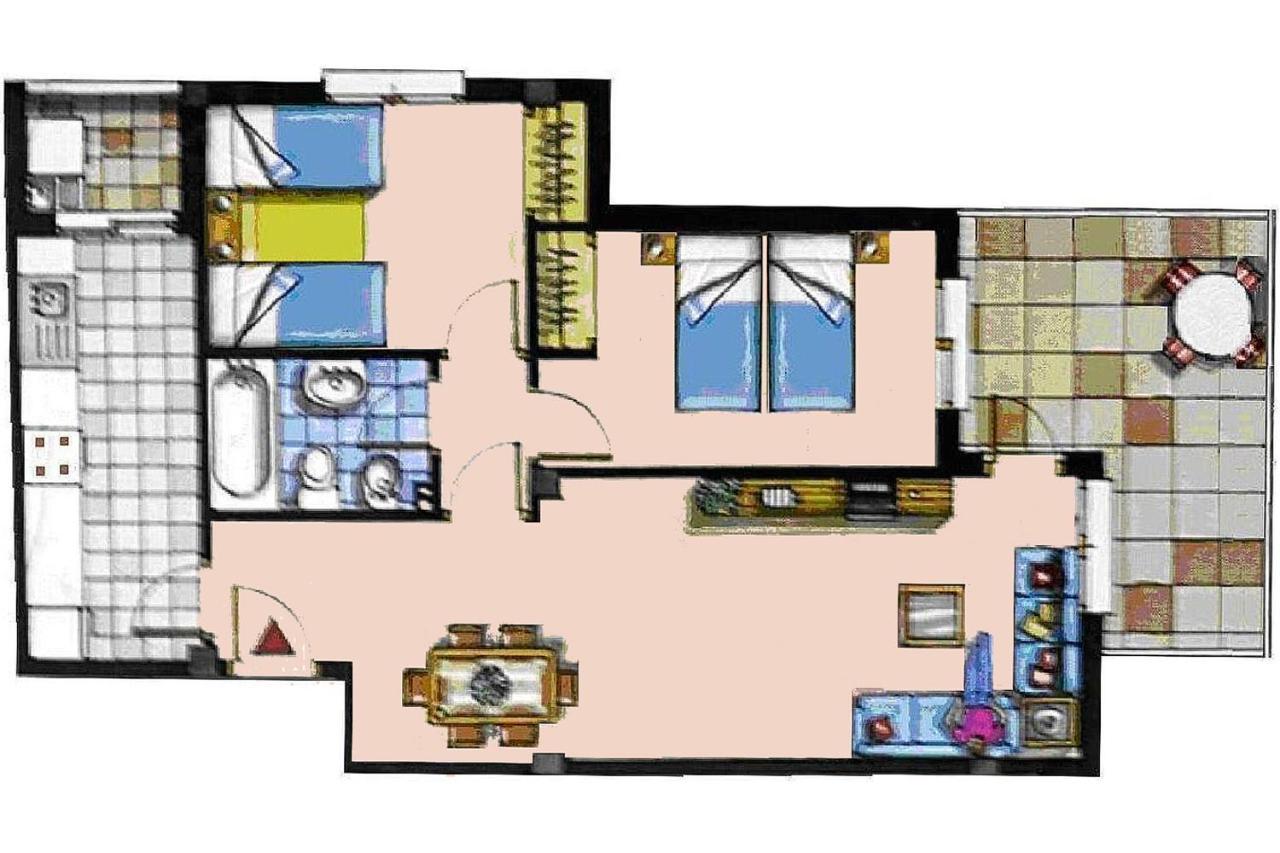 Casa 2 Mares Daire La Manga del Mar Menor Dış mekan fotoğraf